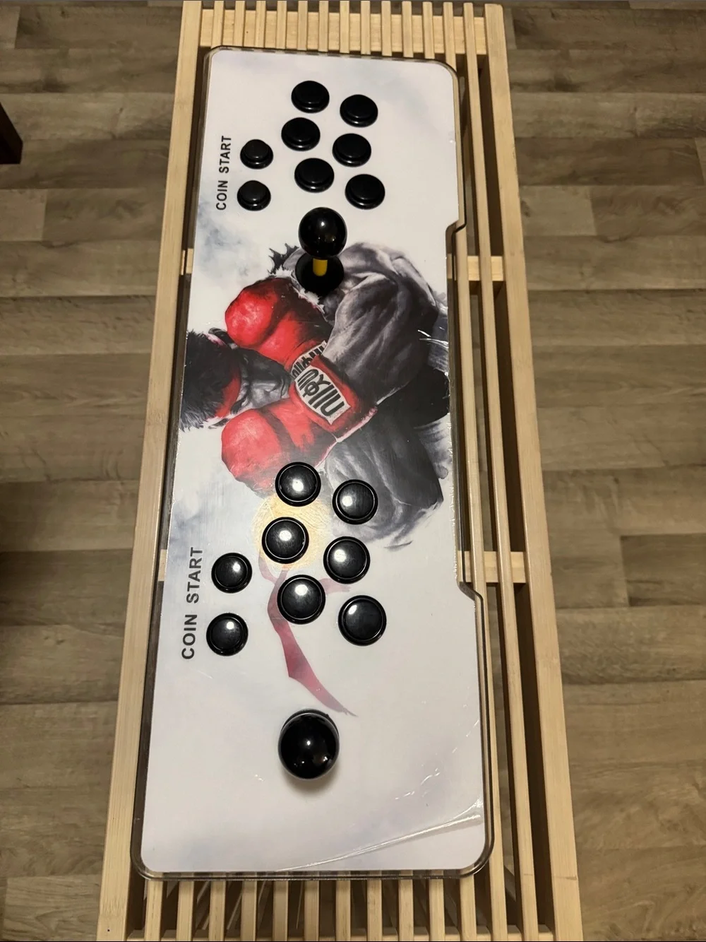 White Pandora's Box 9S Arcade Console with Dual Joysticks